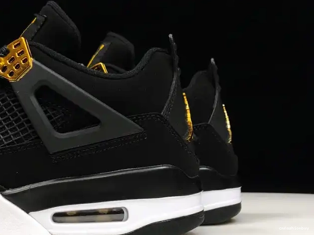 Jordan Royalty 308497-032 Metallic Black Gold-White 4 Air 0703